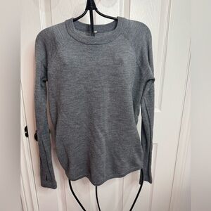 Lululemon Athletica Womens Merino Wool Pullover Long Sleeve Knit Sweater